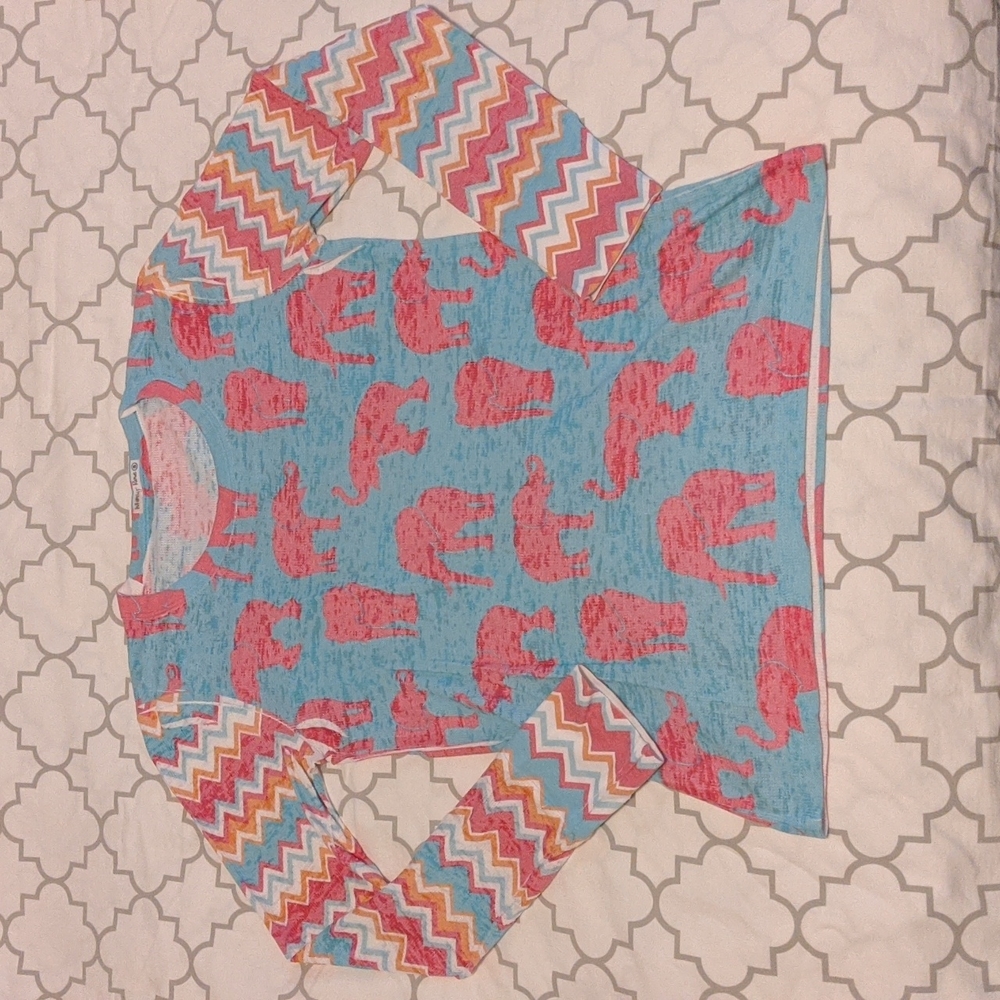 Pink Elephant Long Sleeve Shirt 🐘